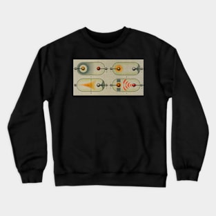 Vintage Scientific Illustration - Electric Current Crewneck Sweatshirt